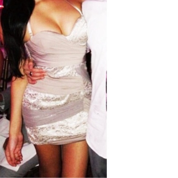 Sexy Bebe lace dress size small