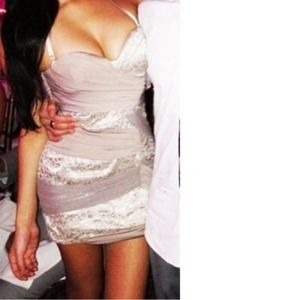 Sexy Bebe lace dress size small