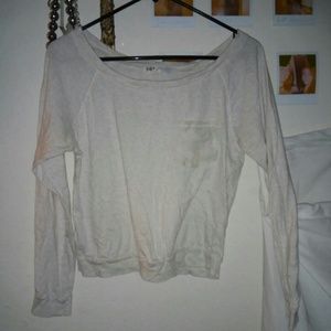 Long sleeved cropped top