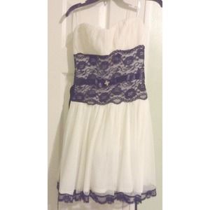 Black and White lace dress