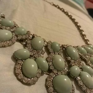 Mint green necklace