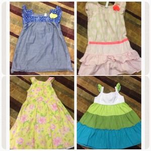 Girls 4 Dress Bundle 5T