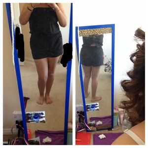 Black romper. Black romper.