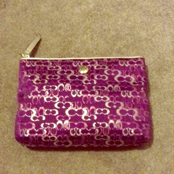 COACH makeup bag