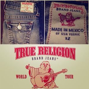 True Religion skinny jeans girls size 12