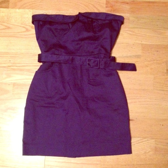Purple tube dress