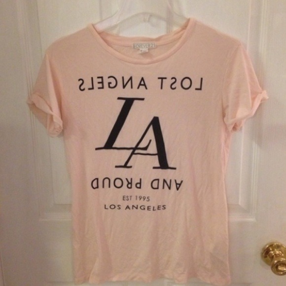 Pink LA Graphic Tee - Picture 1 of 3