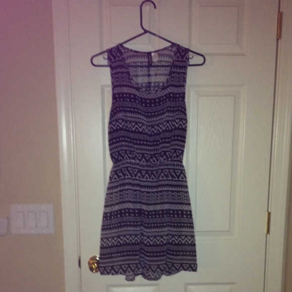 A cheer light weight Aztec looking dress