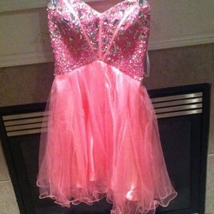 Pink homecoming dress