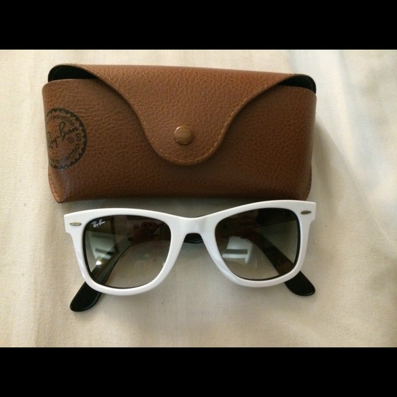 RayBan white wayfarer