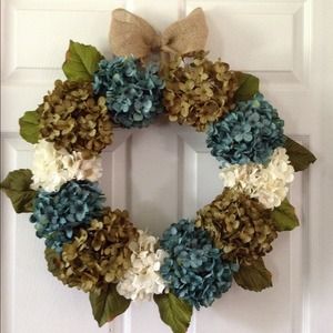 Floral handmade wreath