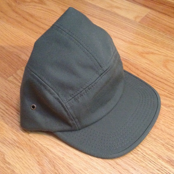 OBEY Army Green Plain 5-Panel