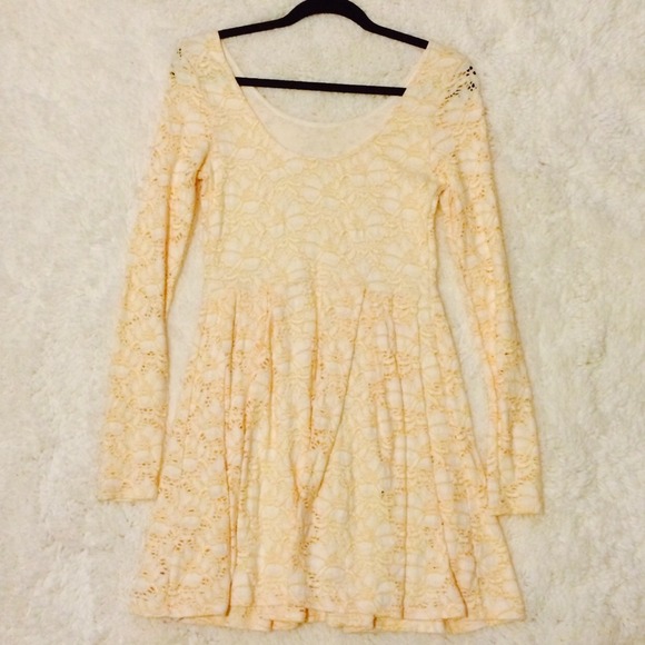 Free People Long Sleeve Ballerina Dress S - Picture 2 of 3