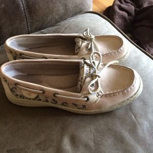 Sperry Top-Sider cheetah slip on boat shoes