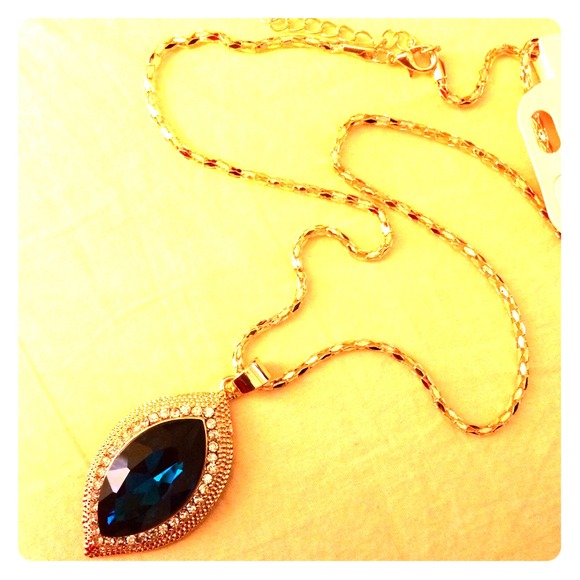 Blue Gem Necklace
