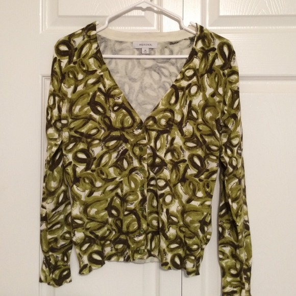 Fun, green cardigan from Target