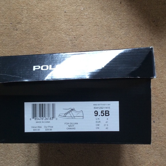 Navy Canvas Polo Spirit