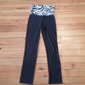 Zebra Yoga Pants