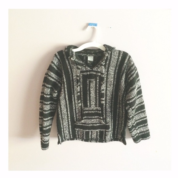 Sweaters - Black and White "Drug Rug"