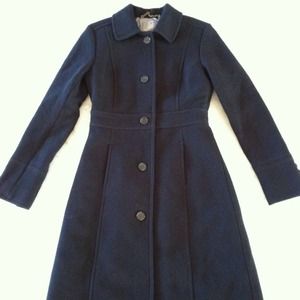 Stunning J. Crew Lady Day Winter Coat Black 4P