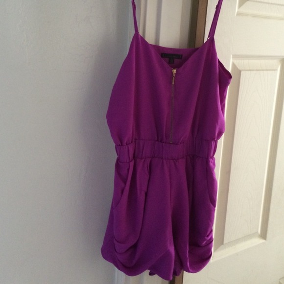 Purple romper