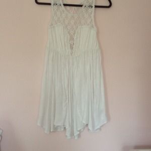 Free People white lace sundress