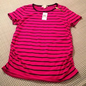 Striped MK tee