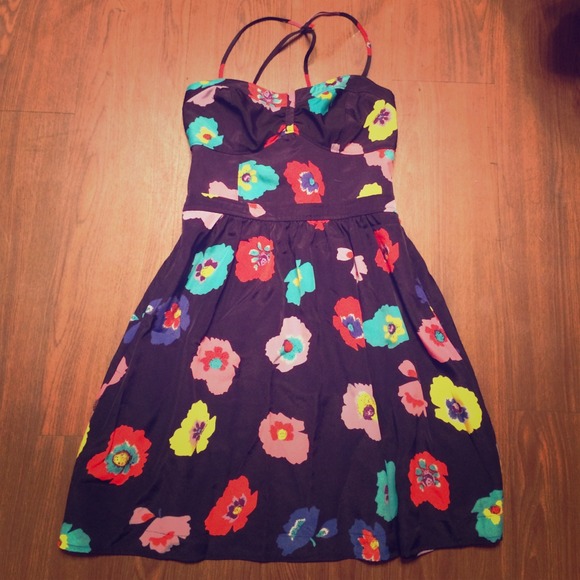 Floral American Eagle Outfitters halter dress