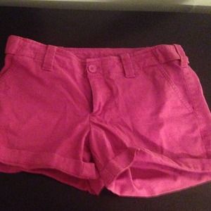 Pink shorts