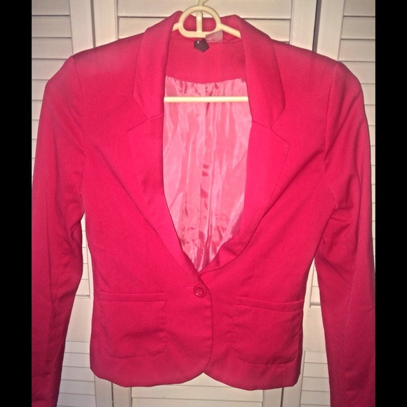 Hot pink blazer