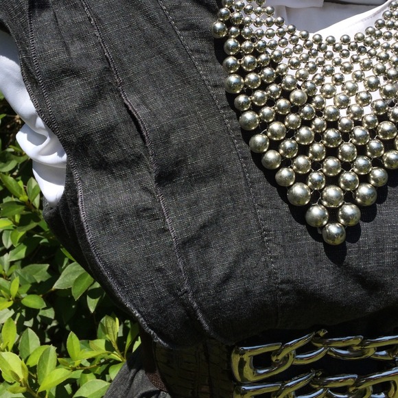 Fun and Flirty Denim Look Dress - Picture 2 of 4