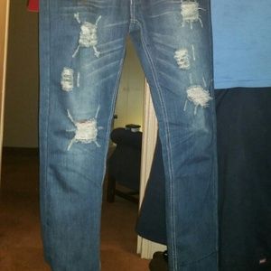 Ripped Korean Style Jeans