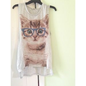 Cat muscle tee 🐱
