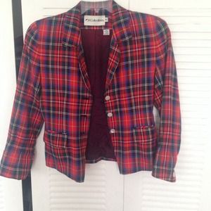 Plaid Blazer