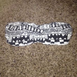Tribal print bandeau