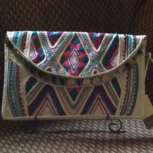 Small colorful clutch