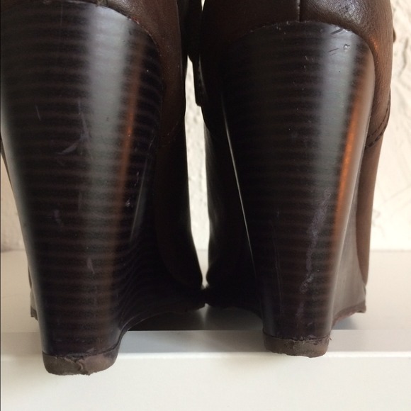 Forever 21 Shoes - Lace-Up Wedge Booties Forever 21 Shoes - Lace-Up Wedge Booties