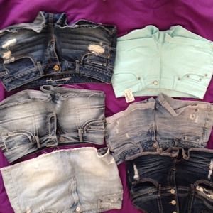 Shorts and skirt! Hollister American eagle :)