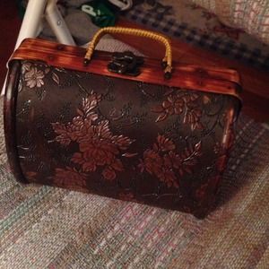 Wood purse