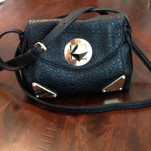NWOT Black crossbody bag.
