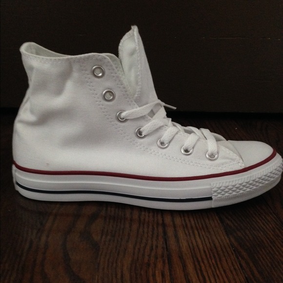 Converse White Hi-Tops