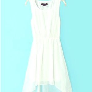 White high low dress small