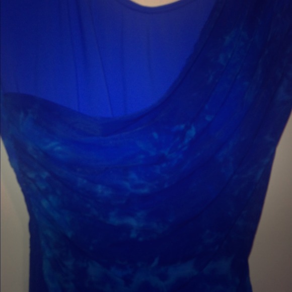 Blue dance/ figure skating dress size small