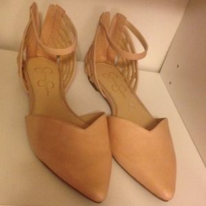 Jessica Simpson Nude Ballerina Flats