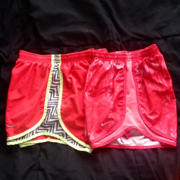 Pink Nike Tempo shorts bundle