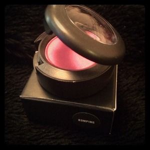 Hot pink MAC eyeshadow