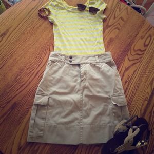 Juniors size 14 Ralph Lauren khaki skirt