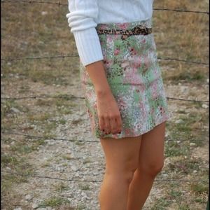 J.Crew Floral Skirt