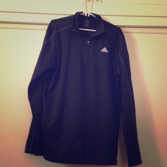 Adidas Outerwear - Nylon black Adidas pull over !
