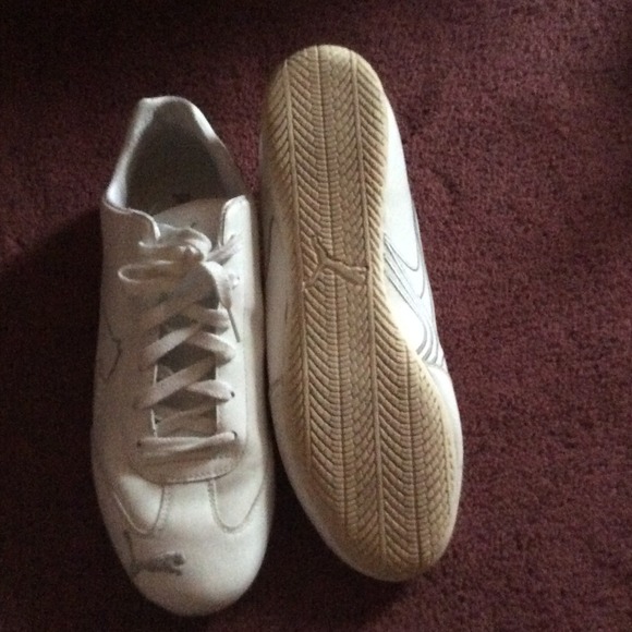 Puma white sneakers